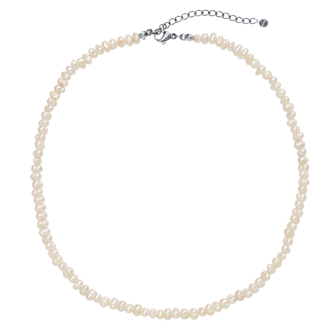 Pearl Necklace (Silver)