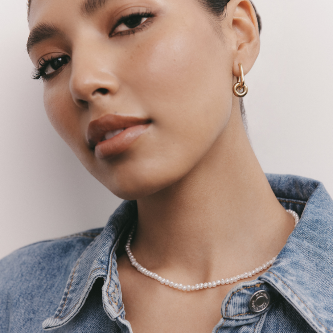 Pearl Necklace (Silver)