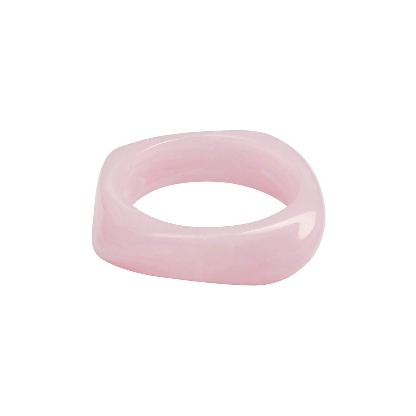 Adelle Resin Bangle (Pink)