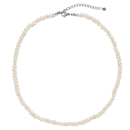 Pearl Necklace (Silver)