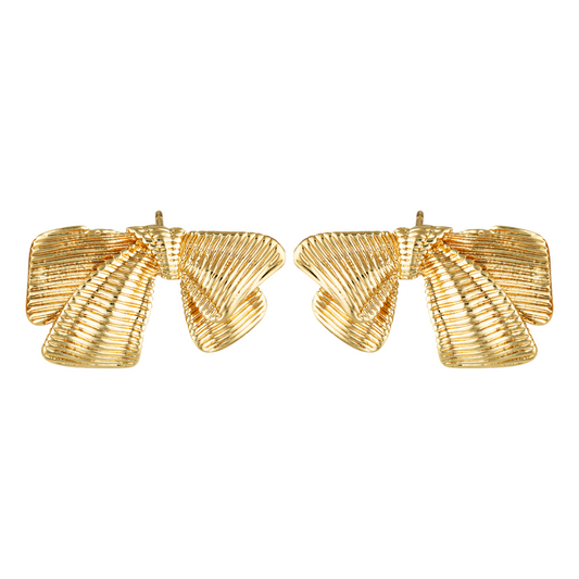 Zara Bow Earrings (Gold & Silver)