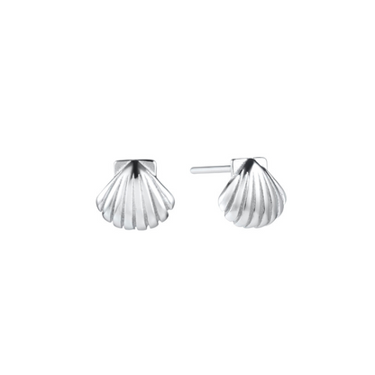 Mini Shell Studs (Silver)