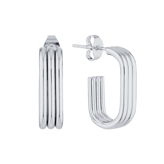 Claudia Earrings (Silver)