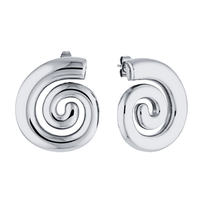 Georgia Swirl Earrings (Gold & Silver)