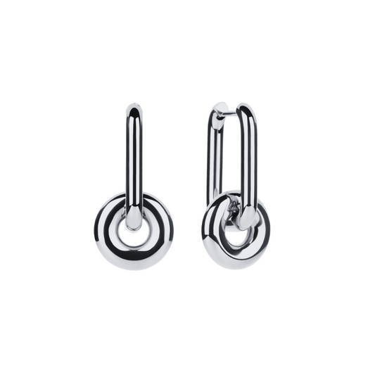 Donut Earring (Silver)