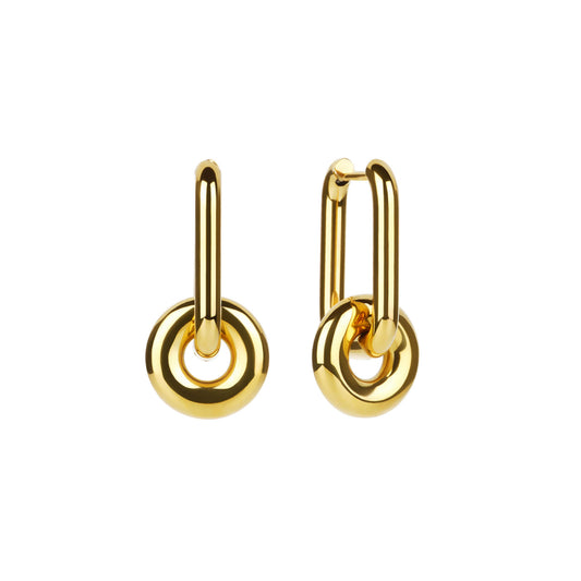 Donut Earring (Gold)