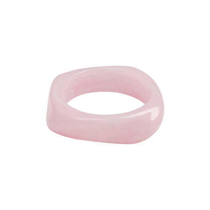 Adelle Resin Bangle (Pink)