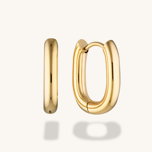 Jane Oval Huggies (Gold)