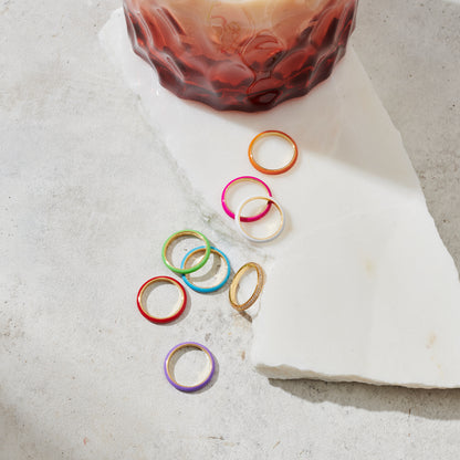 Skinny Mini Rings (8 Colours)